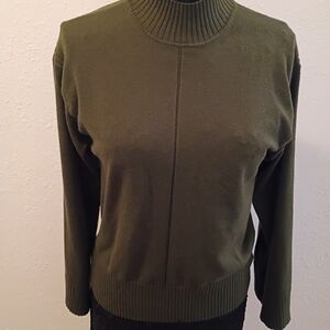 Reba Olive Turtleneck Sweater for Men